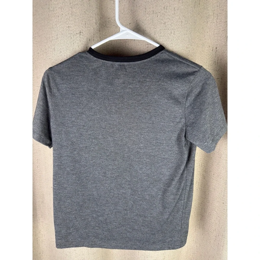 Old‎ Navy Graphic Tee Boys Large 10-12 Gray Excellent Astronaut Moon Palm Tree